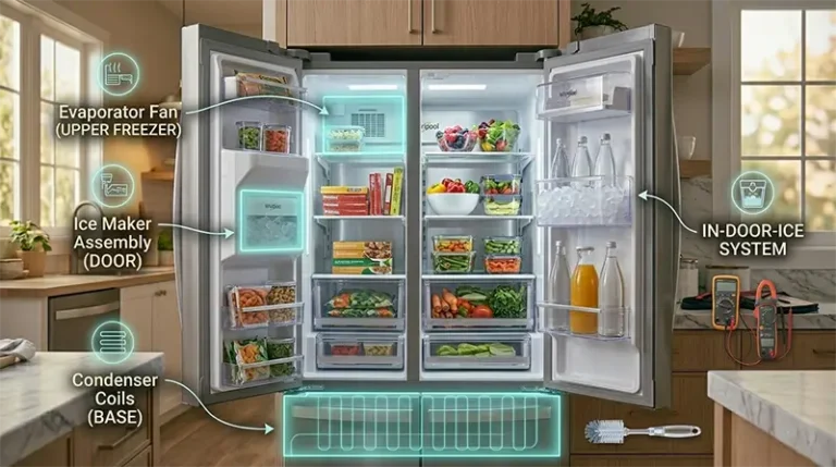 Whirlpool side by side refrigerator problems: Expert Fixes